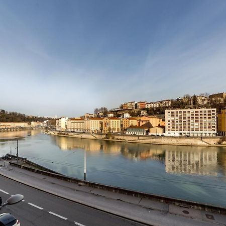 Loft Mezzanine Vue Incroyable Saone Leilighet Lyon Eksteriør bilde